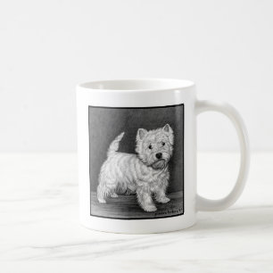Mug Westie Terrier Art par Glenda S. Harlan