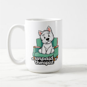 Mug Westie - thérapeute non payé