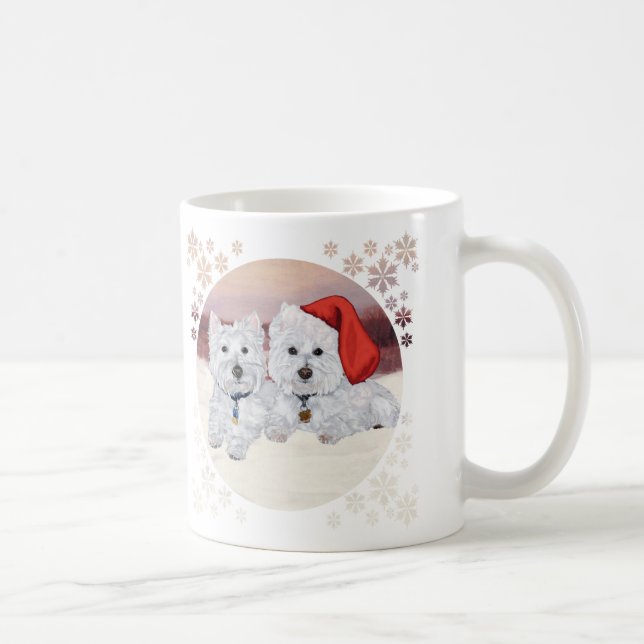 Mug Westies en hiver (Droite)