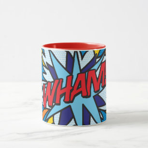 Mug WHAM Fun Retro Comic Book Pop Art