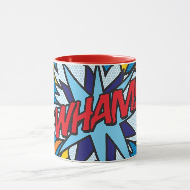 Mug WHAM Fun Retro Comic Book Pop Art (Centre)