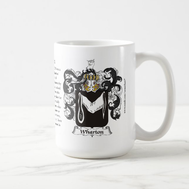 Mug Wharton, l'origine, la signification et la crête (Droite)