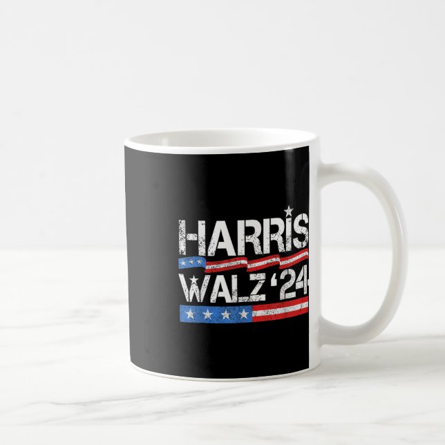 Mug Wheimer 2024 Élections rétro Kamala Harris Tim W W (Droite)