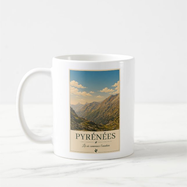 Mug Where Every Road Leads to Wonder – Pyrénées (Gauche)