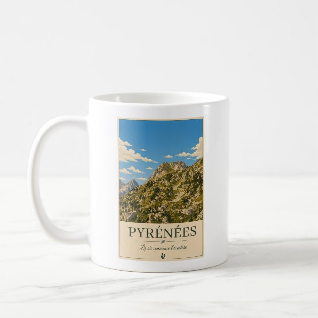 Mug Where the Peaks Touch the Sky – Pyrénées (Gauche)