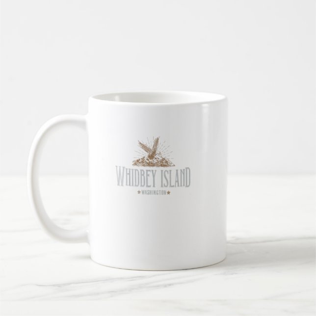 Mug Whidbey Island Washington Mountains Randonnée Eagl (Gauche)