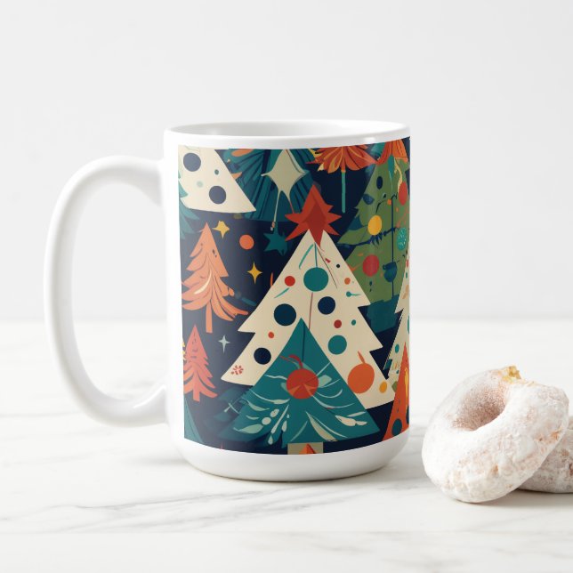 Mug Whimsical Christmas Tree (Avec donut)