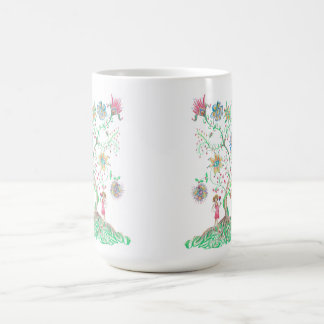Mug Whimsical Floral Tree