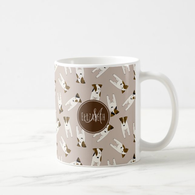 Mug Whimsical Jack Russell Terriers motif N'IMPORTE QU (Droite)