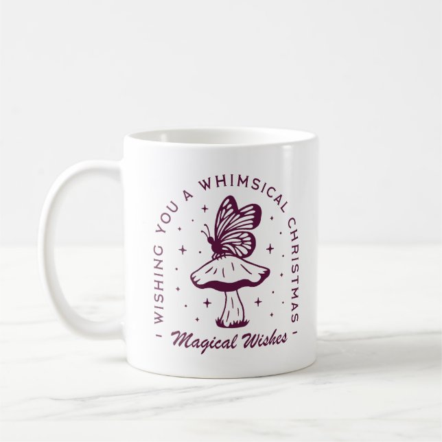 Mug Whimsical magique Noël violet sorcier (Gauche)
