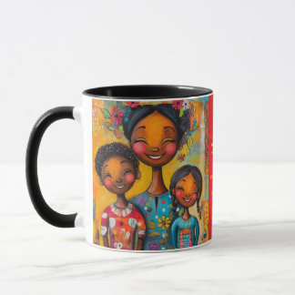 Mug Whimsical Motherhood avec une citation inspira