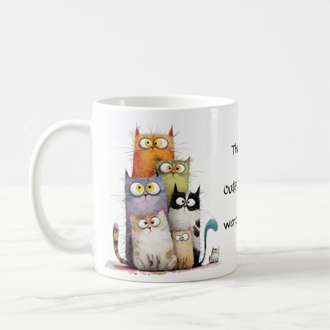 Mug Whimsical My Cute Cat Vidéos de regarder (Gauche)