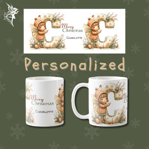Mug Whimsical Personnalisé Fairy Noël