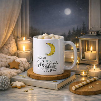 Mug Whimsical Star and Moon Moonlight 