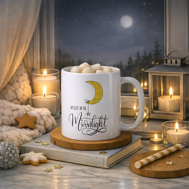 Mug Whimsical Star and Moon Moonlight  (Créateur téléchargé)