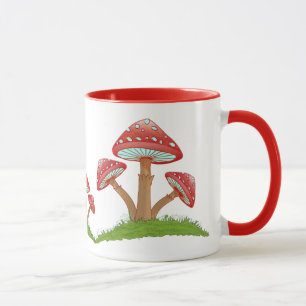 Mug WhimsicalCharm : La beauté artistique du champigno