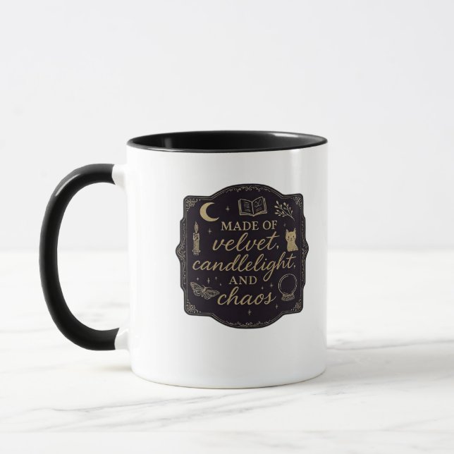 Mug Whimsigoth Imaginaire Forêts mystiques, lunes et m (Gauche)