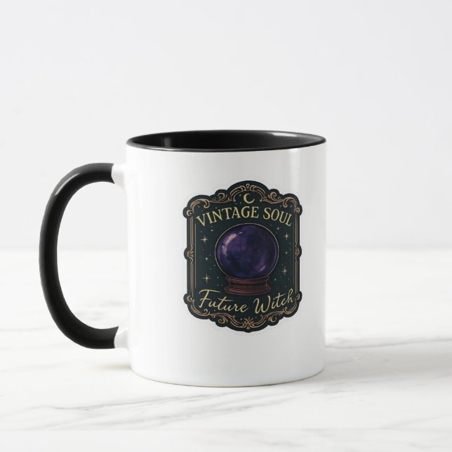 Mug Whimsigoth Imaginaire Forêts mystiques, lunes et m (Gauche)