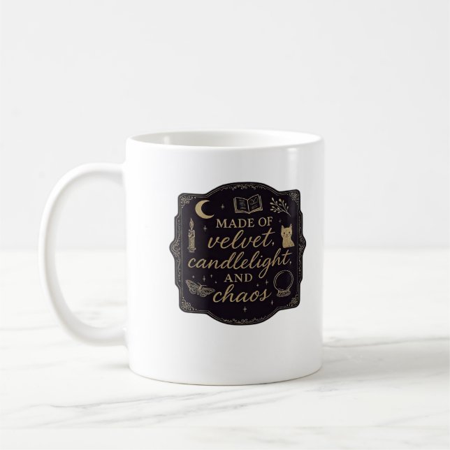 Mug Whimsigoth Imaginaire Forêts mystiques, lunes et m (Gauche)