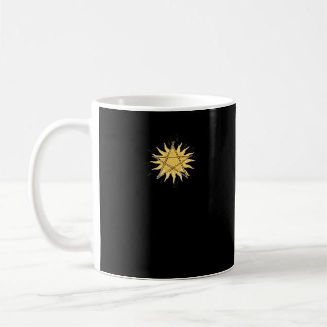 Mug Whimsigoth Pentagram Sun Classic (Gauche)
