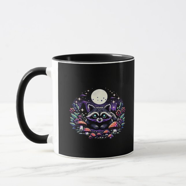 Mug Whimsigoth Raccoon Sous La Vinta Lune (Gauche)