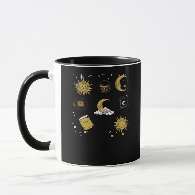Mug Whimsigoth Sun Moon Witchy Classic (Gauche)