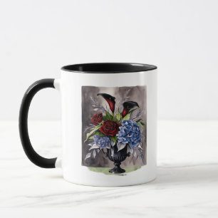 Mug Whimsigothique - Gothique Floral Vase esthétique C