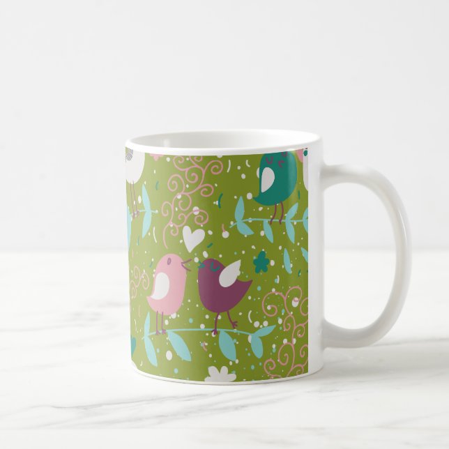 Mug Whimsy Tweety Birds on Vines (Droite)