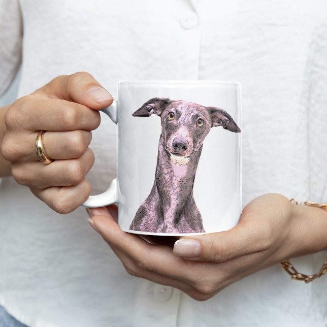 Mug Whippet Chien Nom d'entreprise Animal Cute (Whippet Dog Coffee Mug Gift )