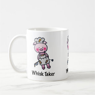 Mug Whisk Taker Pig - Drôle Chef Design