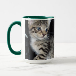 Mug "Whiskers of Trouble : The Mischievous Tabby Kitte