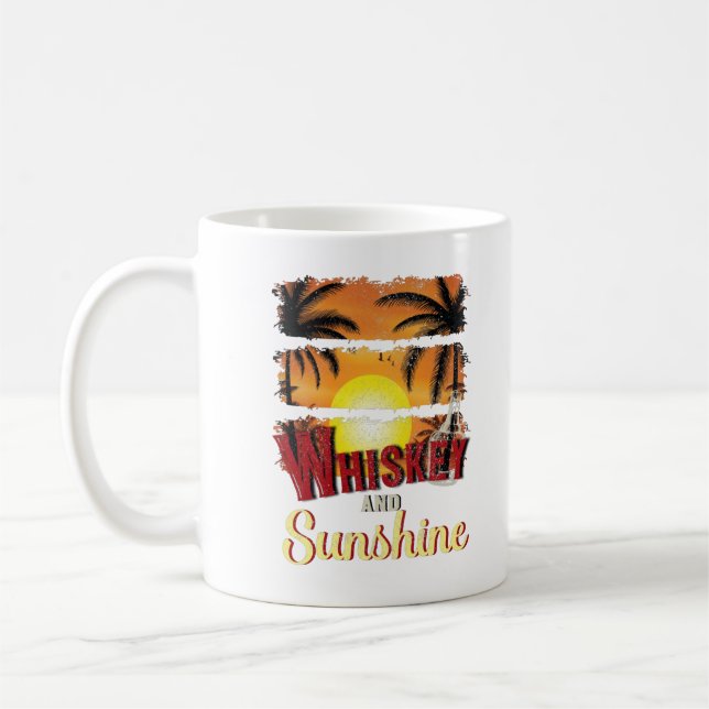 Mug Whiskey et Sunshine, Orange Sunset Summer (Gauche)