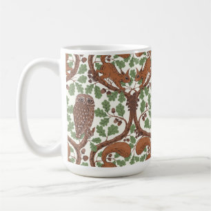 Mug Whispers/Chouettes et écureuils des bois dans le c