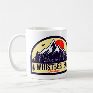 Mug Whistler Colombie-Britannique Canada Ski minimalis