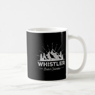 Mug Whistler Colombie-Britannique T Shirt Vintage Ski