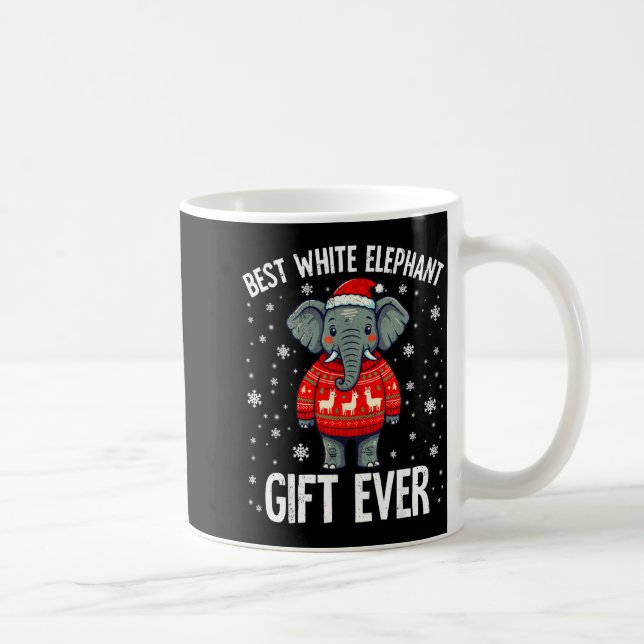 Mug White Elephant Ever Christmas Xmas Under 15 20  (Droite)