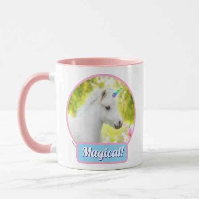 Mug White Pony Unicorn (Gauche)