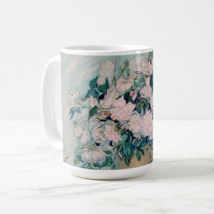 Mug White Roses-1890-Vincent van Gogh