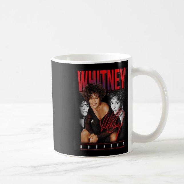 Mug Whitney Houston Retro Photo Collage (Droite)