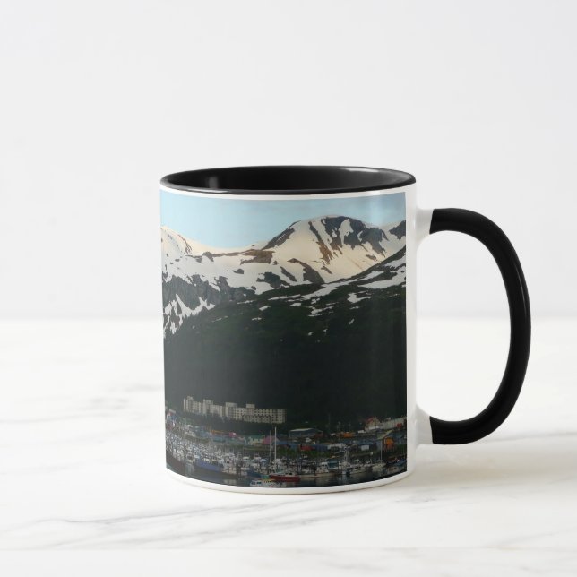 Mug Whittier at Dusk Pittoresque Alaska Photographie (Droite)