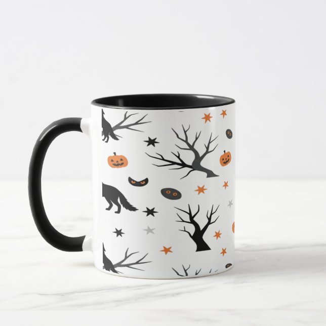 Mug Wicked Wolf Under the Citrouille Moon (Gauche)