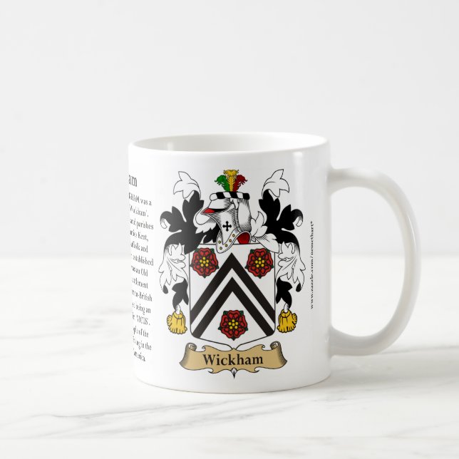 Mug Wickham, l'origine, la signification et la crête (Droite)