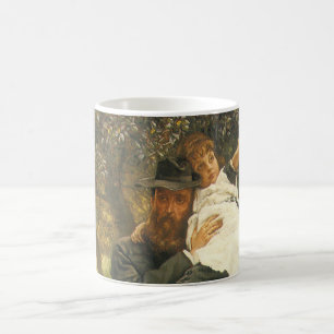 Mug Widower par Tissot, Vintage de l'art du Portrait d