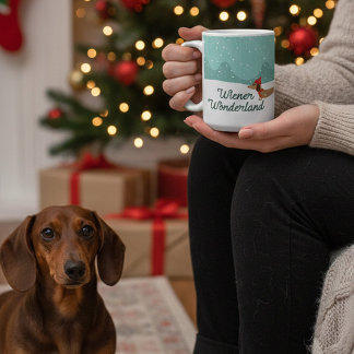 Mug Wiener Wonderland Dachshund Cadeau Doxie Dads Moms