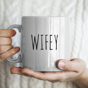 Mug "Wifey" inspiré par RAE DUNN