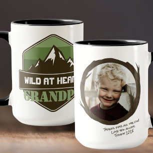 Mug Wild at at Heart Cadeau photo personnalisé