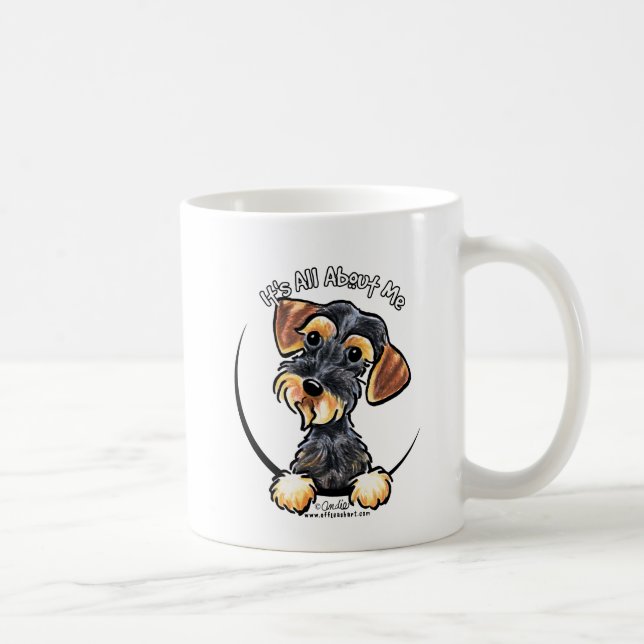 Mug Wild Boar À poils durs Dachshund Tout sur moi (Droite)