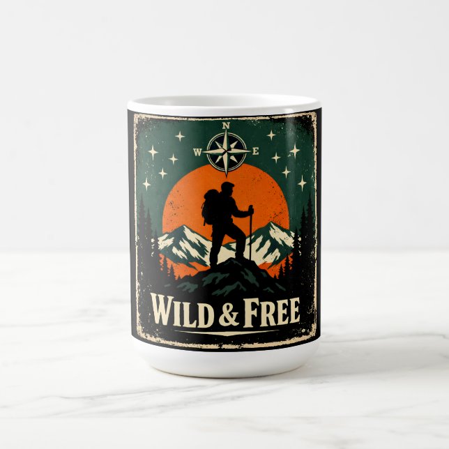 Mug Wild & Free – Outdoor Freedom Nature Spirit (Centre)