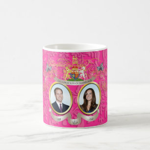 Mug Will+Kate mariage, DO-IT-YOURSELF Couleur !!