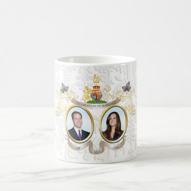Mug Will+Kate mariage Memorbilia (Centre)